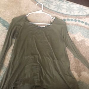 Dark green shirt w/ design
